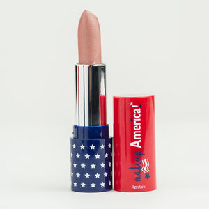By Dawn’s Early Light Nude Cream Lipstick with Cap Open